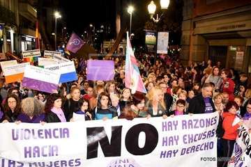 Telde se suma a la manifestación por la Igualdad (Foto Antonio Alí y TA)